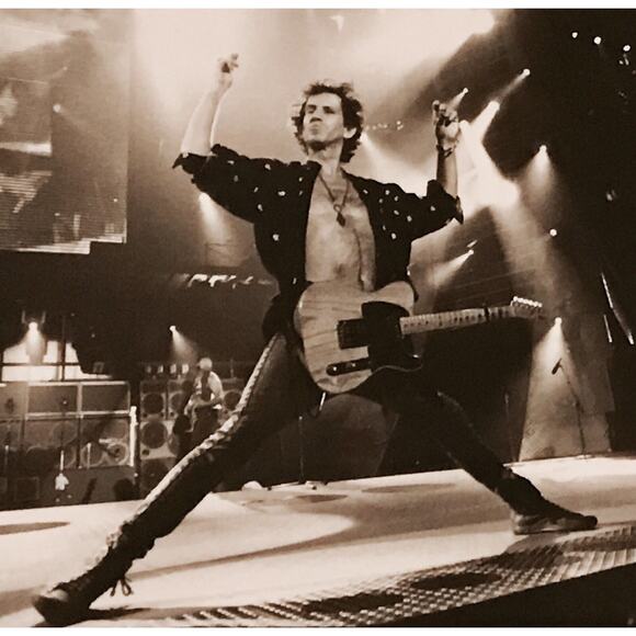 KEITH RICHARDS Photograph KEVIN MAZUR Promo B&W 8x10 Press Photo Rolling Stones - Picture 2 of 6